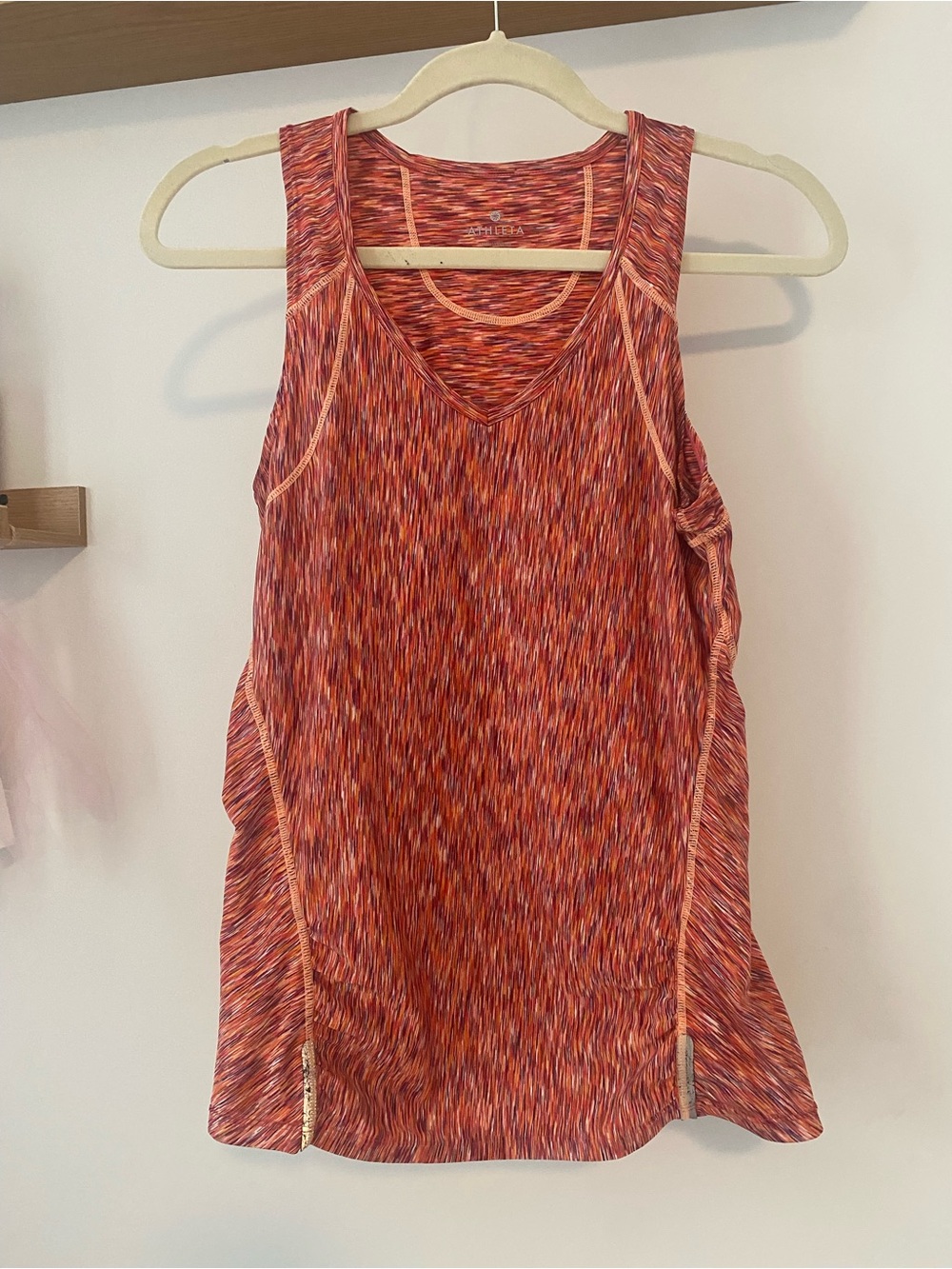 Athleta Watermelon Pop Space Dye Run Tank Size XS - Women | Color: Red | Size: X
